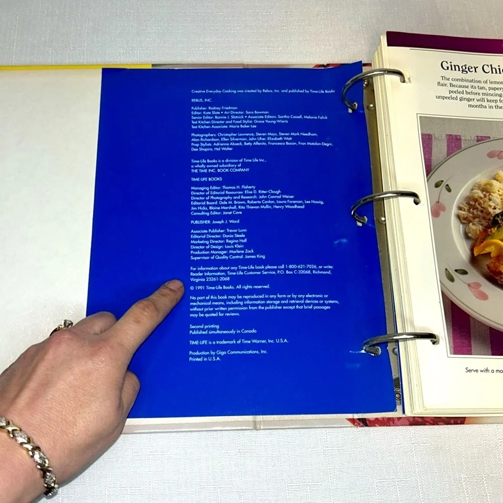 Life Time Cookbook 1991©️Creative Everyday Cooking